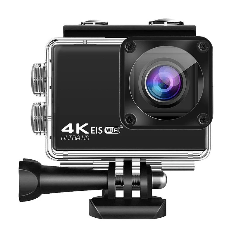 Pаспродажа Спортивная камера 4K 60fps водонепроницаемая Спортивная камера EIS стабилизация WIFI дистанционное управление Спорт DV