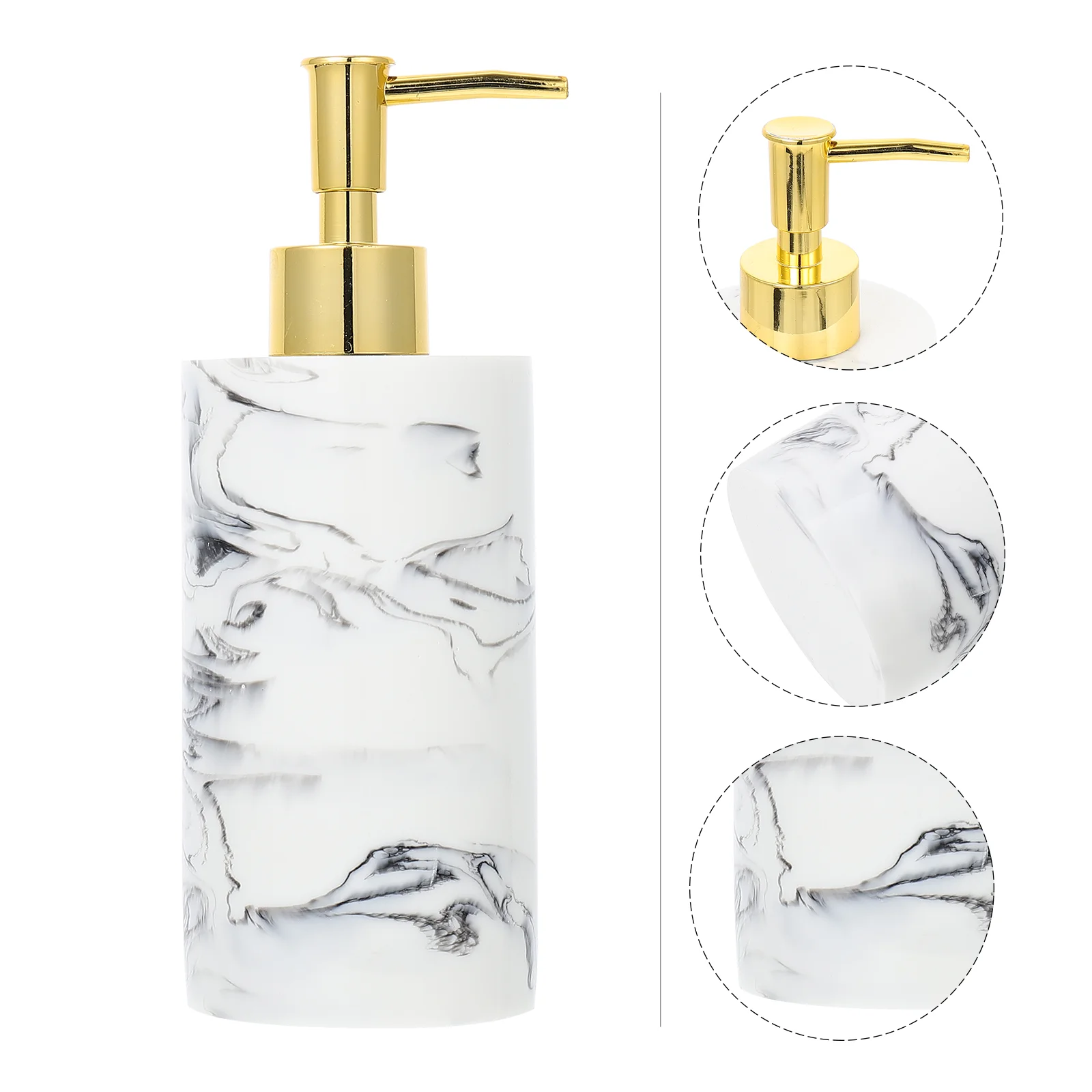 

1pc Decorative Empty Bottle Durable Shampoo Bottle Home Use Shower Supply