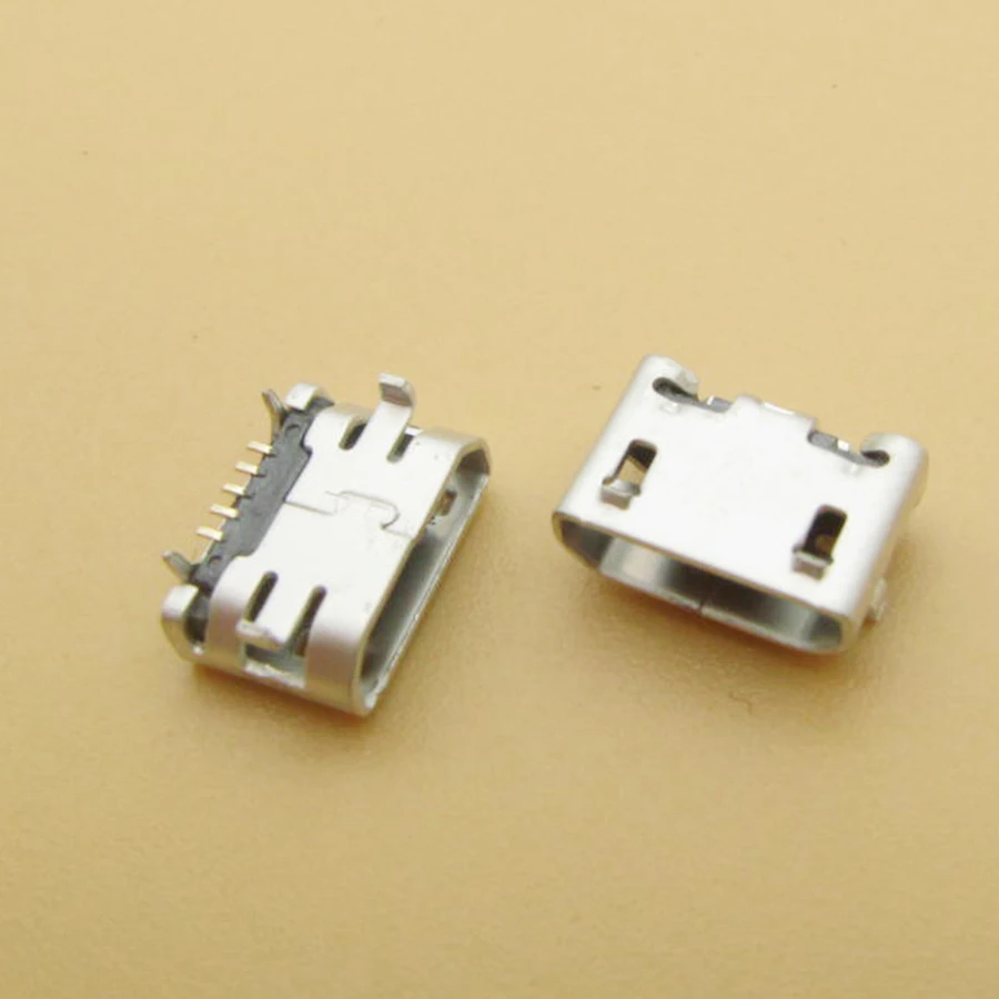 50 шт./лот для ZTE Blade V6 X7 D6 micro mini USB зарядный порт док-разъем 5pin Сменные запасные