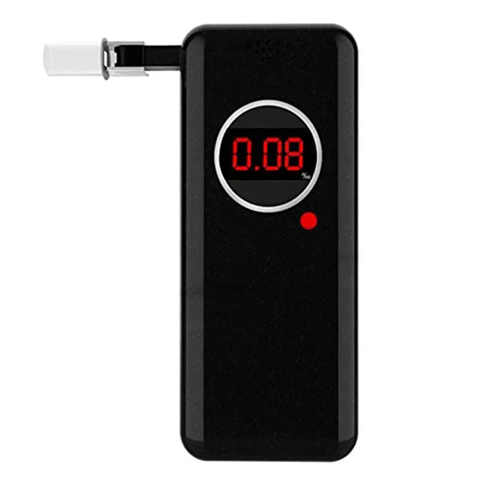 

Портативный алкотестер высокой точности AD-6000, с ЖК-дисплеем и 6 мундштуками