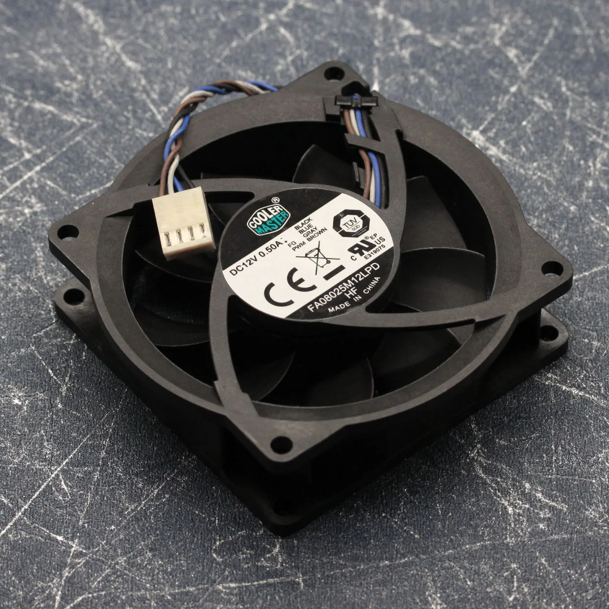 

Original 8025 8cm FA08025M12LPD 12V 0.50A four-wire PWM CPU cooling fan