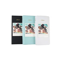 64 pockets 5 inch wide plug in photo album book pp cover picture storage bag for fujifilm instax w300 w210 polaroid 600 film