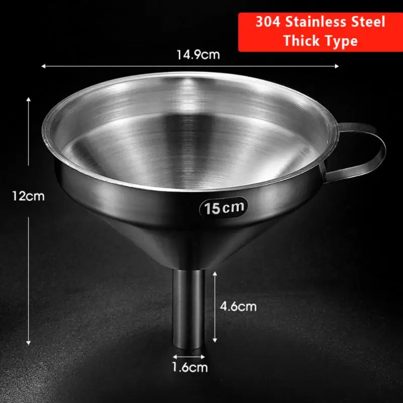 

304 Stainless Steel Tea Infuser Double-layer Fine Mesh Tea Strainer Filter Sieve Tea Leaf Spice Funnel Filter Kitchen Tools