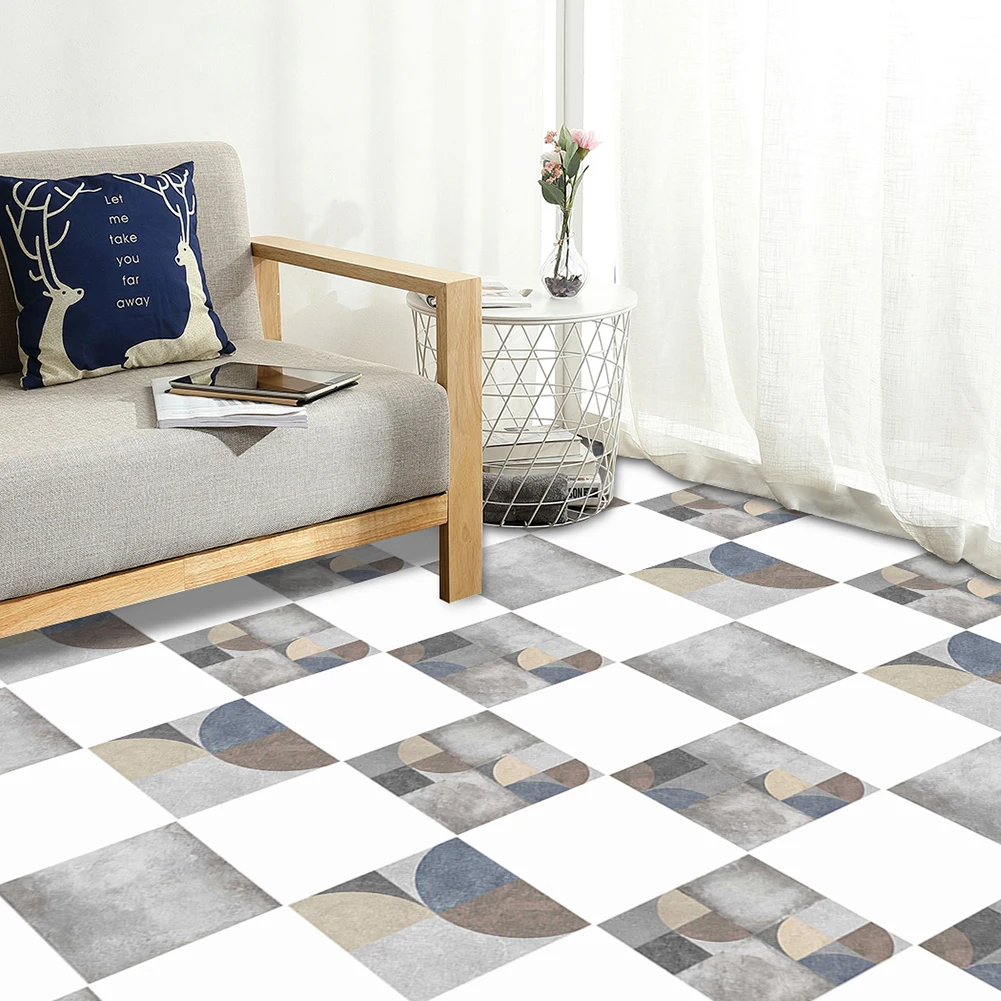 Домашний декор плитка напольная наклейка кухня ванная комната виниловая