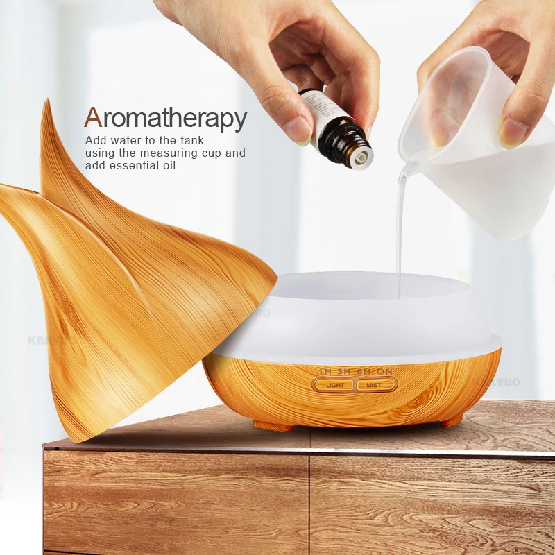 

400ml Remote Control Aroma Air Humidifier Essential Oil Diffuser Aromatherapy Electric Ultrasonic cool Mist Maker for Home