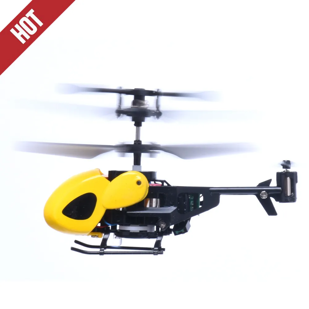 Радиоуправляемый мини вертолет светодиодный 2 канальный с дистанционным