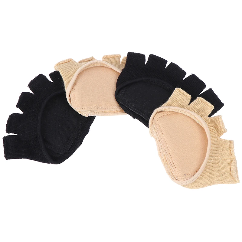 

1Pair Foot Care Insoles Cotton Half Insoles Pads Forefoot Pain Relief Massaging Gel Metatarsal Toe Support Pads Insoles Forefoot