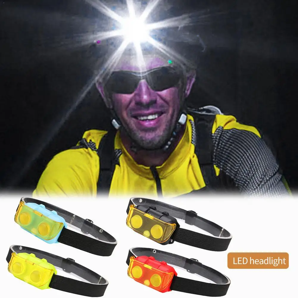 Портативный светодиодный мини-налобный фонарь COB для кемпинга на открытом