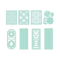 geometric a2 coverplate flowers new metal cutting dies scrapbook diary decoration embossing template 2021 diy greeting card