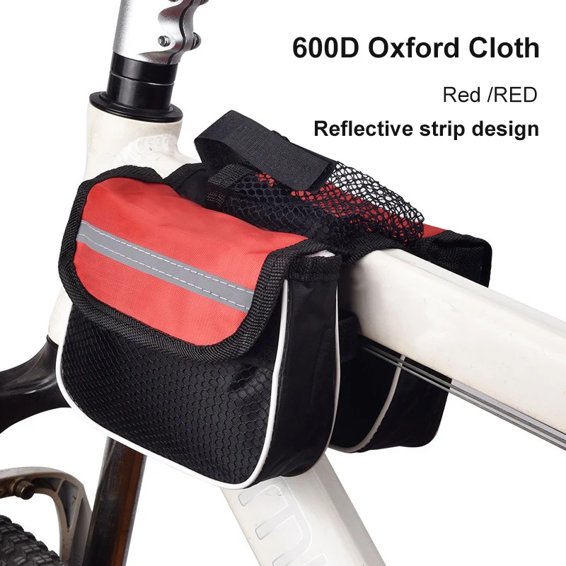 waterproof bicycle bag high capacity mountain road bike front beam accessories for storage phone saddle bags cycling equipment free global shipping