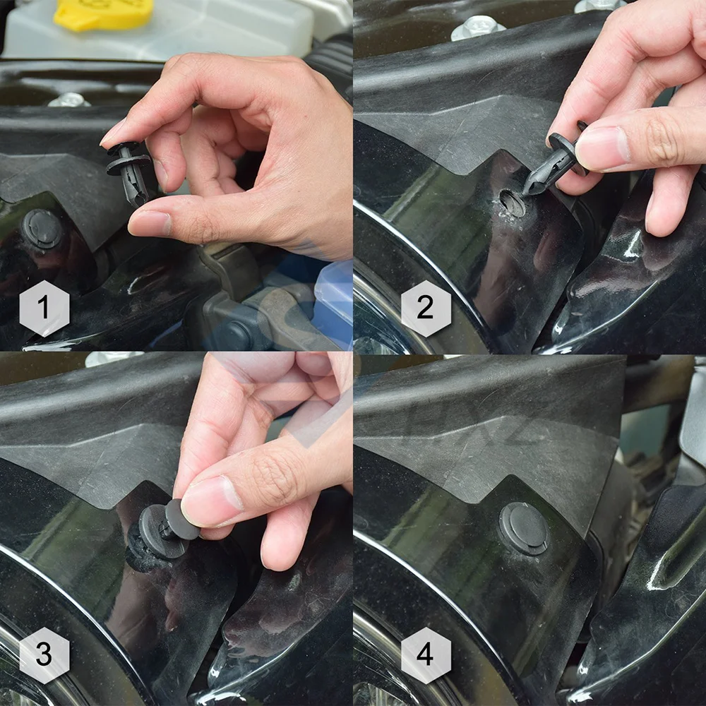 630 шт. автомобильный винт крепежный зажим бампер заклепка дверь крыло Гибридный