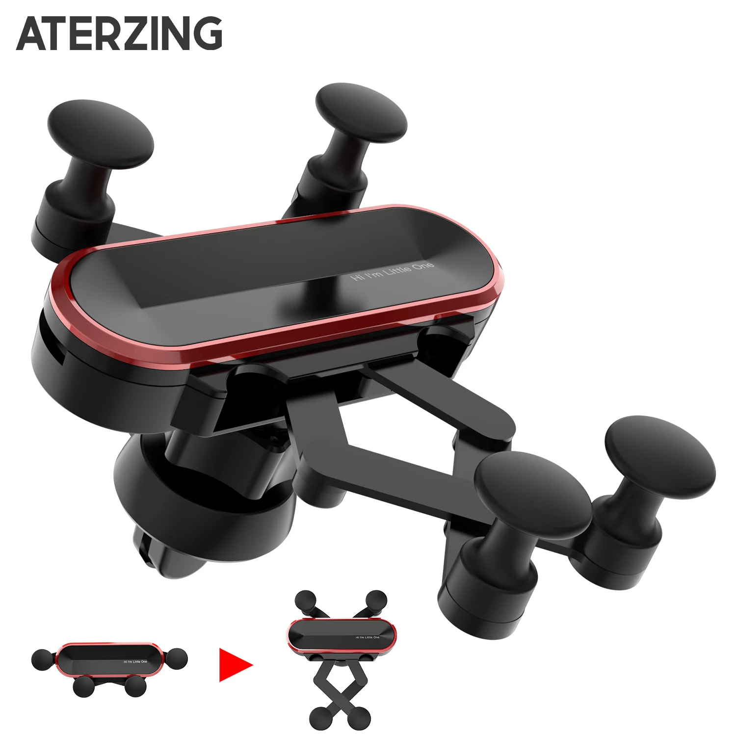 Универсальный автомобильный держатель для телефона с креплением на