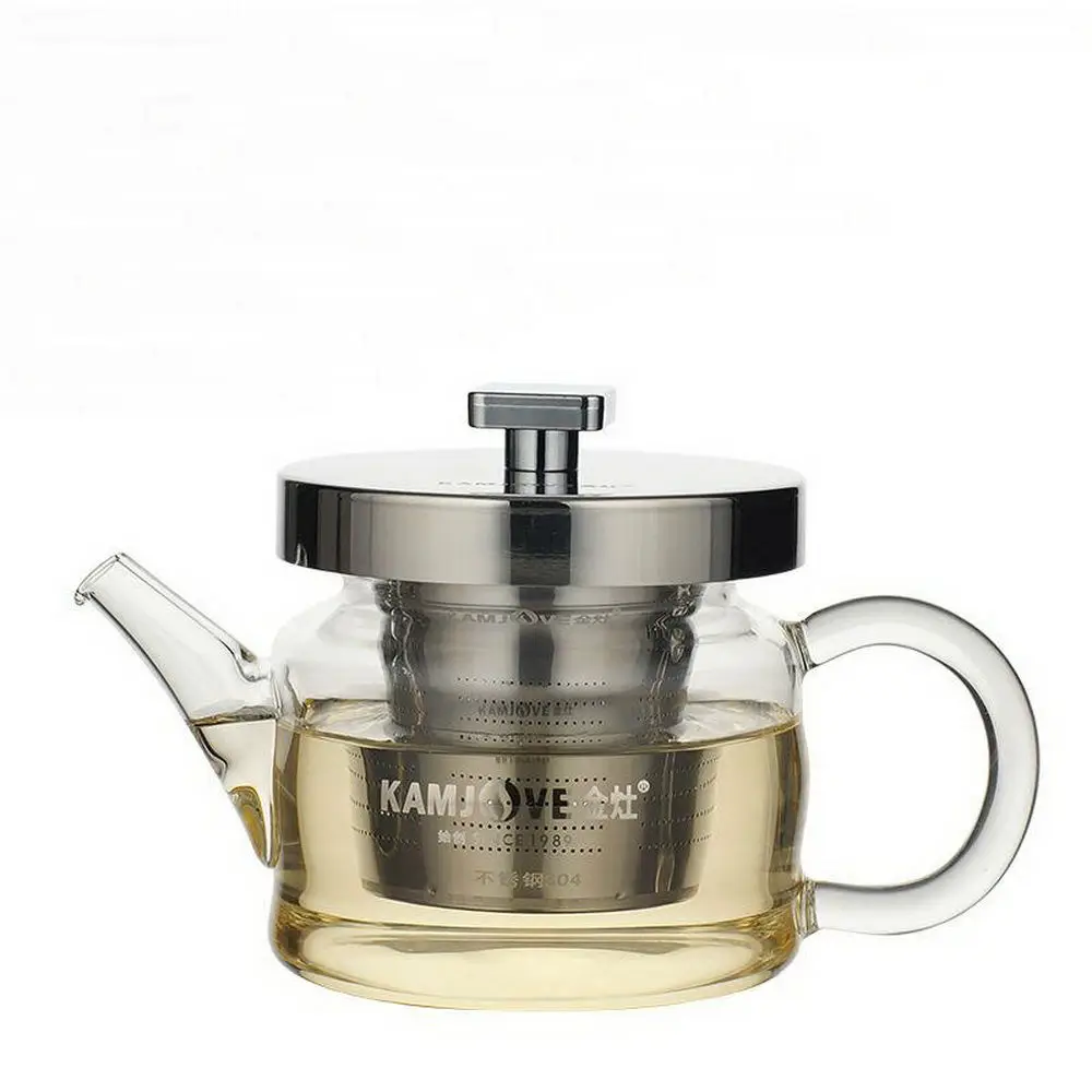 Чайник Kamjove AM 01 термостойкий из нержавеющей стали 250 мл|pot tea|pots stainless steelpot glass teapot |