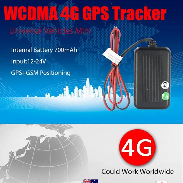 Новый настоящий Автомобильный GPS трекер 4G автомобильный встроенный аккумулятор