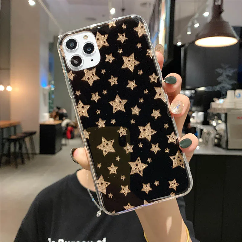 IPWSOO многоцветный Блестящий блестящий чехол для телефона iPhone 11 Pro X XS XR Xs Max цветной