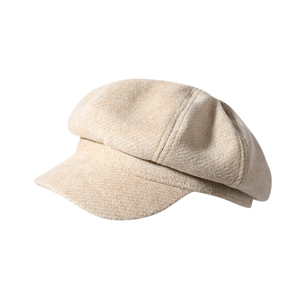 

Модная кепка газетчика в елочку плоские кепки унисекс винтажная восьмиугольная теплая мягкая осенне-зимняя Ретро Кепка-берет