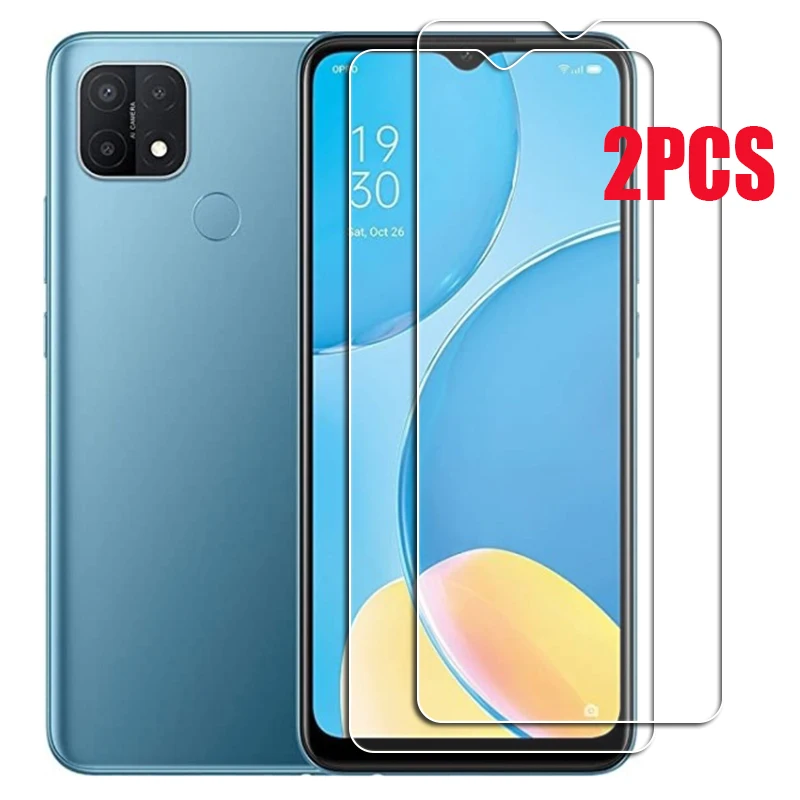 

For OPPO A15s A15 Tempered Glass Protective ON CPH2185 CPH2179 6.52INCH Screen Protector Phone Cover Film