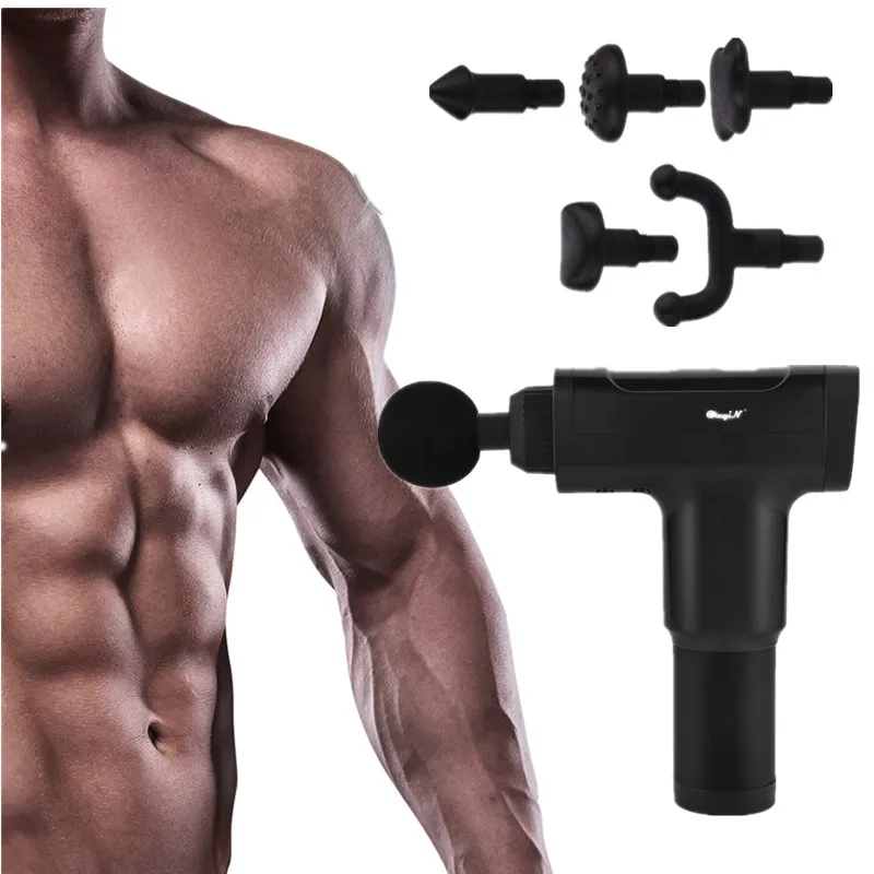 Электрический пистолет для массажа профессиональный стимулятор мышц с быстрой