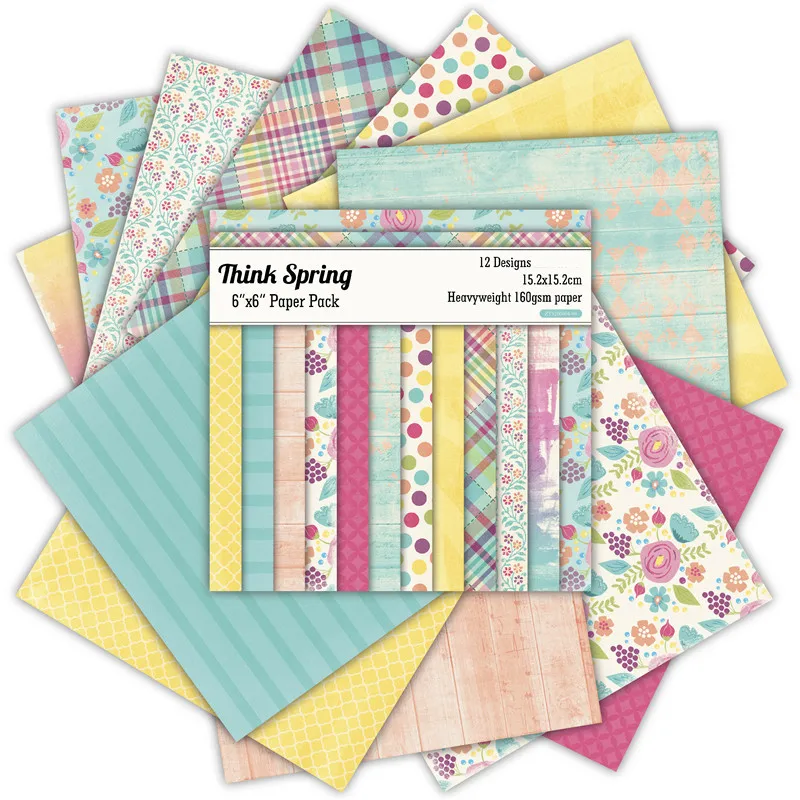 

12 листов для фотографирования с изображением весенних цветов с рисунком Бумага ручной Бумага изготовления открыток Скрапбукинг пакеты Бум...