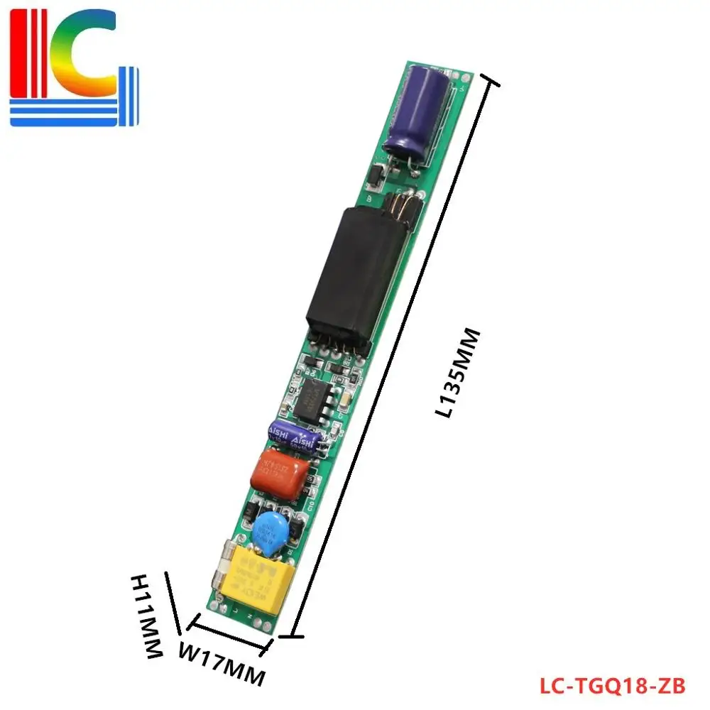 Изоляционный светодиодный адаптер трубного привода 5 шт. 110 В 240 в 6 Вт 9 12 15 18