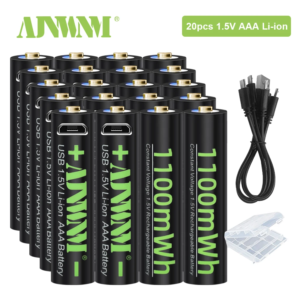 

Аккумуляторная батарея 1,5 в, МВт/ч, с USB-кабелем
