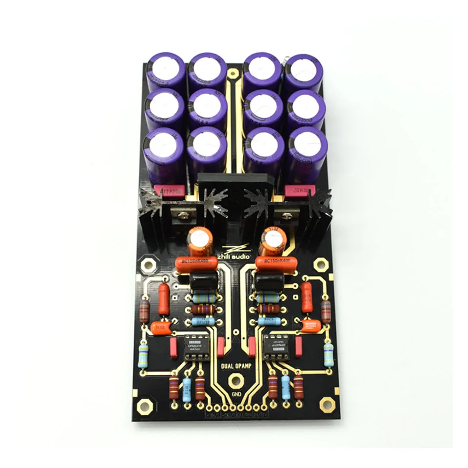 Мм Плата усилителя PCBA поворотные столы Phono Amp OPA2111KP Германии двухконтурная
