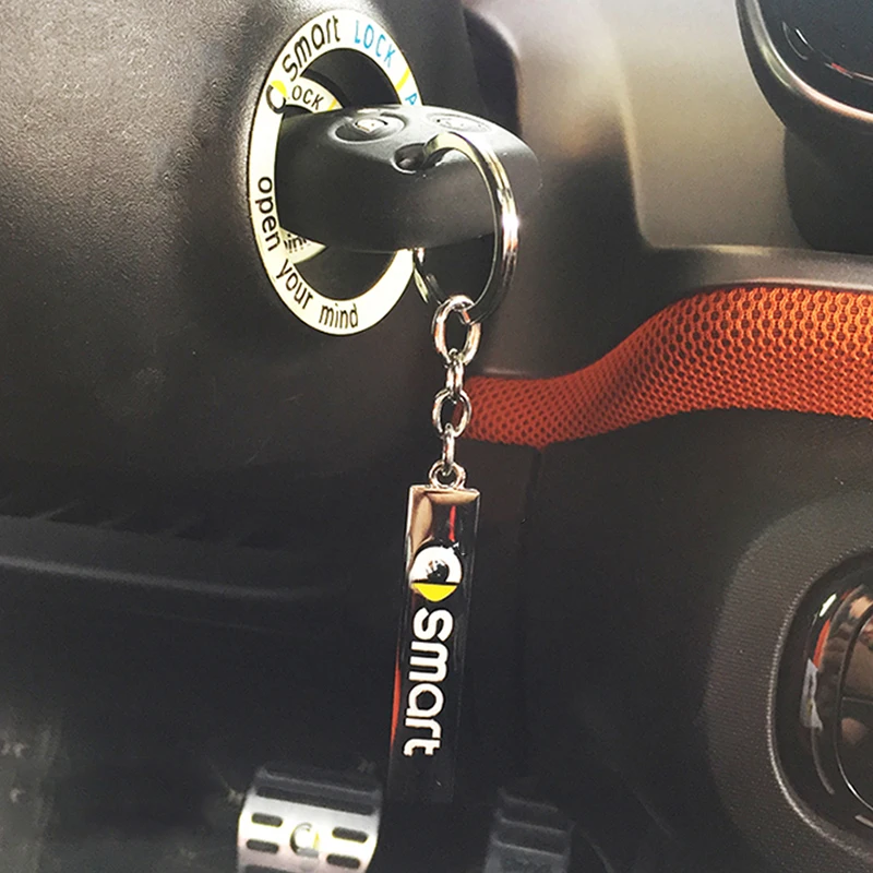 Автомобильный Стайлинг брелок для ключей кольцо в форме подковы веревка