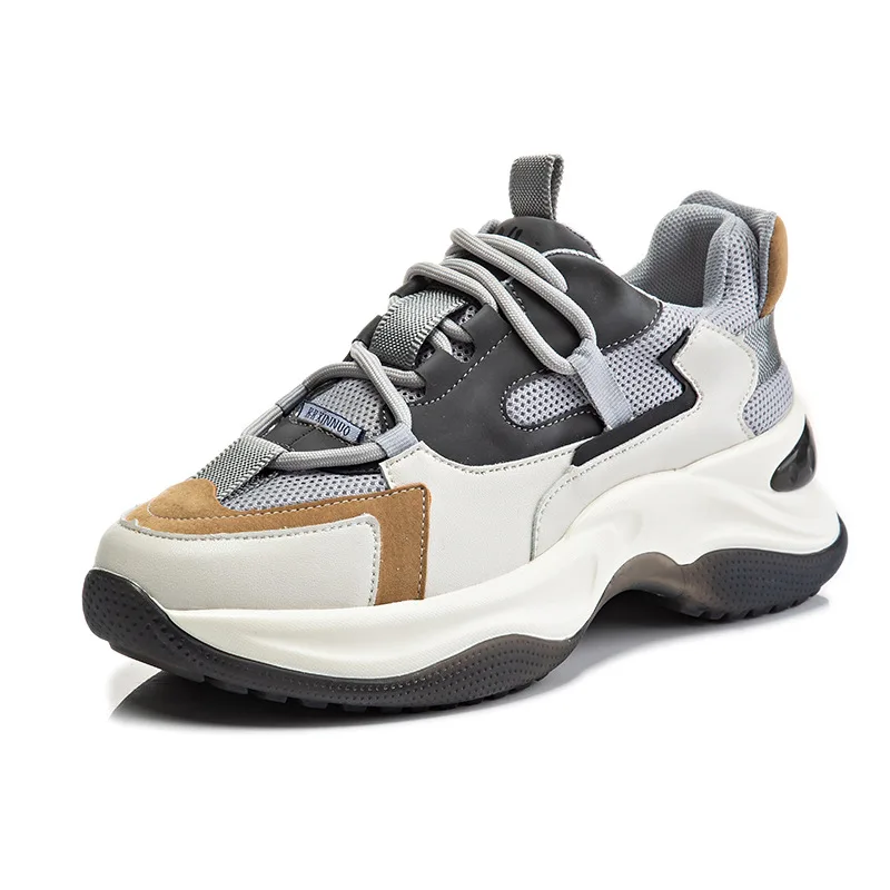 

2021 Women Fashion Tennis Sneakers Casual Running Summer Couple Lover Gym Daddy Shoes Light Breathable Outdoor Cushion Jogging