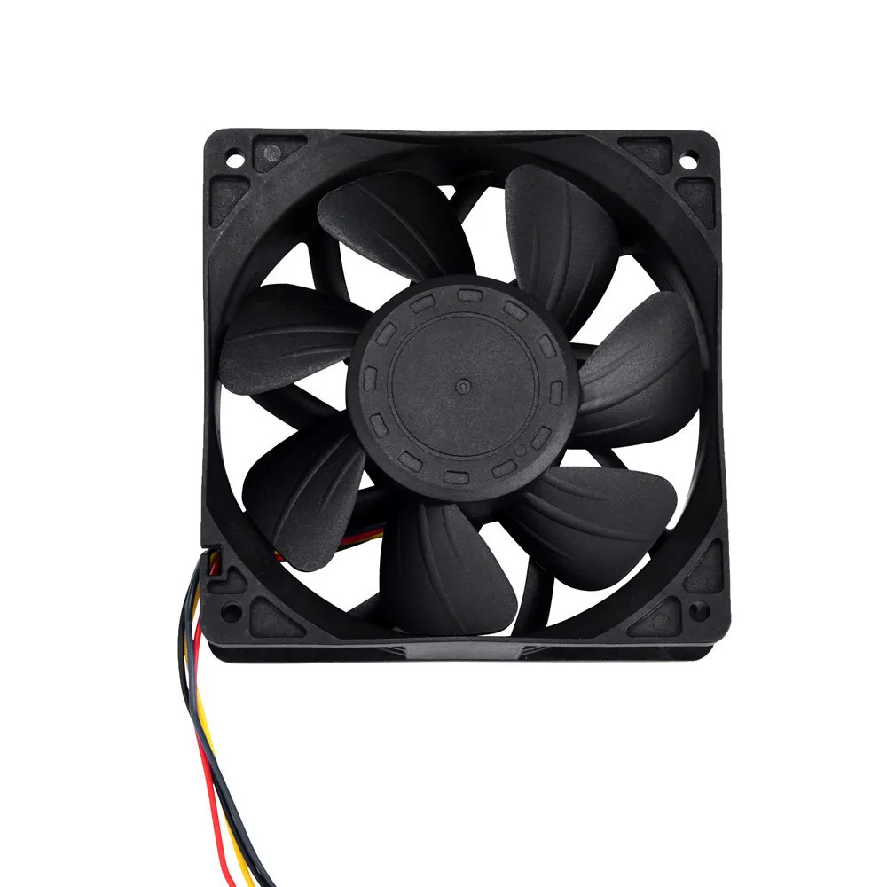 

7500rpm Cooling Fan Dc 12v 12x12x3.8cm Computer Pc Cpu Case 4-pin Connector Cooler Fans For Antminer Bitmain S7 S9 Free Shipping
