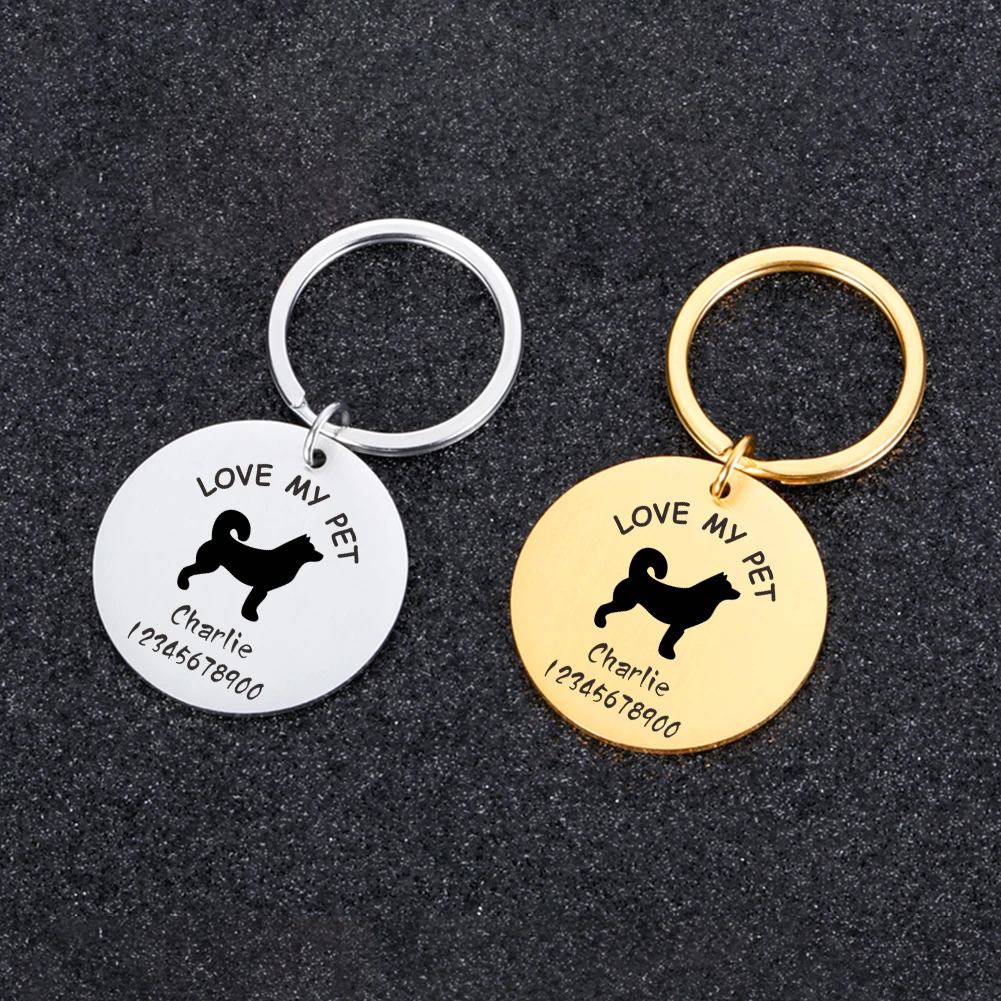 Идентификационная бирка для собак персонализированная идентификационная кошек