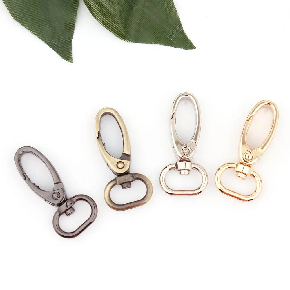 10 шт. 16 мм Поворотная застежка металлический поворотный карабин Застежка ремешок