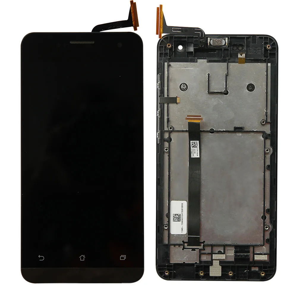 

Оригинальный ЖК-дисплей 5,0 дюйма для ASUS Zenfone 5 A500CG A501CG A500KL, сменный ЖК-дисплей с сенсорным экраном и рамкой T00J T00P