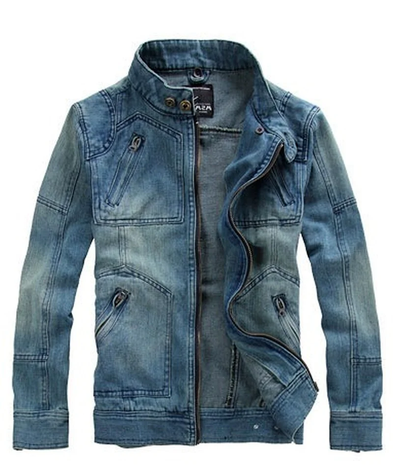 

Men's Casual Denim Jacket Hooded Washable Detachable Hat Denim Mens Clothing Jacket Men Clothes 2020 Streetwear Baseball Jacket