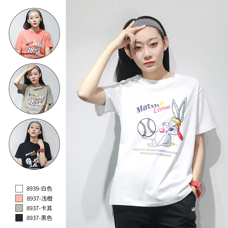 

Fashion Casual Cute 90s Cartoon Style Lady Tees Print Tops Female T Shirt Women T-Shirt