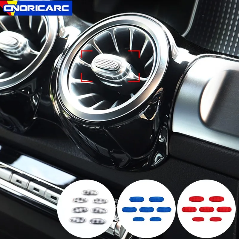 

Декоративные наклейки на ручку кондиционера центральной консоли автомобиля Mercedes Benz A B Class W177 W247 CLA C118 GLA H247 GLB X247