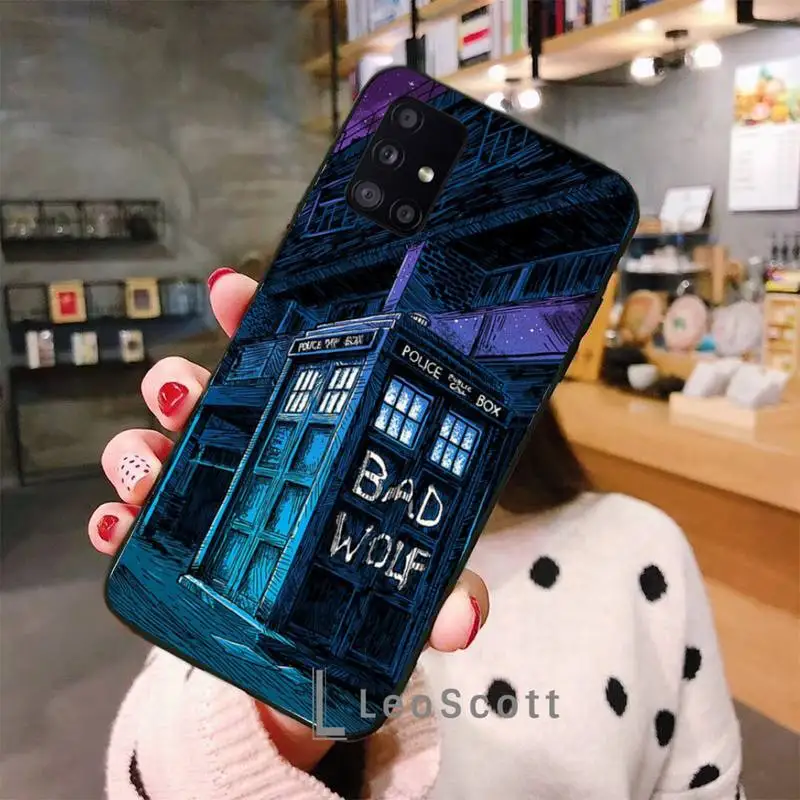 

Tardis Box Doctor Who Phone Case For Samsung A40 A50 A51 A71 A20E A20S S8 S9 S10 S20 Plus note 20 ultra 4G 5G