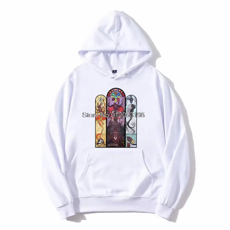 Мужская толстовка с капюшоном в стиле унисекс принтом виде темных душ