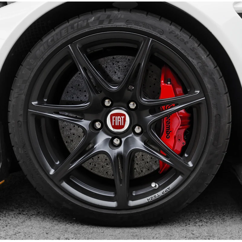 4 шт. 56 мм наклейка на колпачок центральной ступицы автомобильного колеса для Fiat