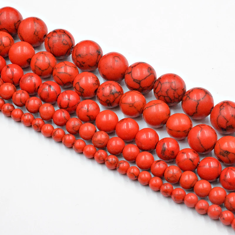 Круглые бусины из белого кораллового камня 15 дюймов нить 4 6 8 10 12 мм | Украшения и