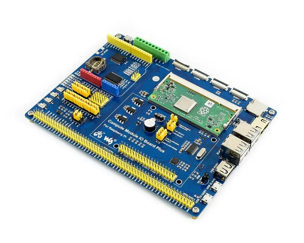 Raspberry Pi компьютерный модуль 3 +/32 ГБ макетный Комплект Тип A см3 + плата ввода-вывода