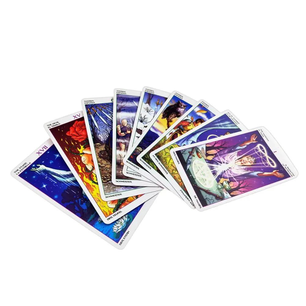 Настольная игра 78-card Wheel Of The Year Read Fate Tarot Card для личного использования