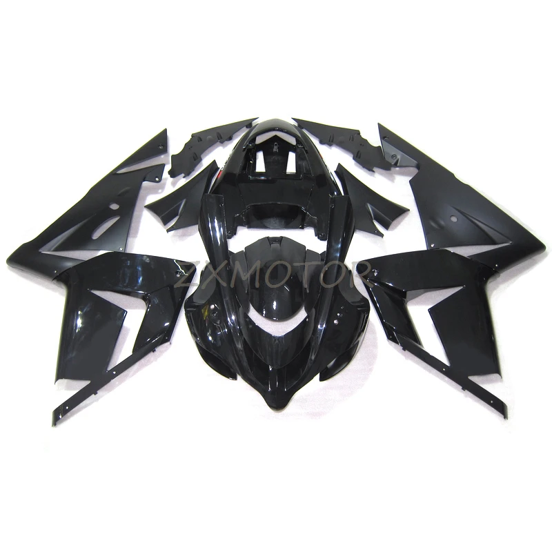 

Усовершенствованные Обтекатели для Kawasaki Ninja ZX10R 2004 2005 черные мотоциклетные Обтекатели zx10r 04 05 Новые популярные детали UI29