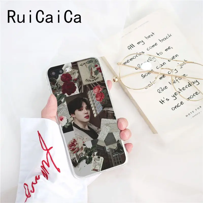 A9 Ruicaica KPOP Jin SUGA j-hope RM Jimin V JungKook чехол для телефона для iPhone X XS MAX 6 6s 7 7plus 8 8Plus 5 5S SE XR 10 - Цвет: A9