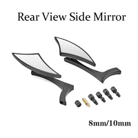 motorcycle accessories hd rear view side mirrors 8mm 10mm for harley sportster softail dyna road king street electra road glide