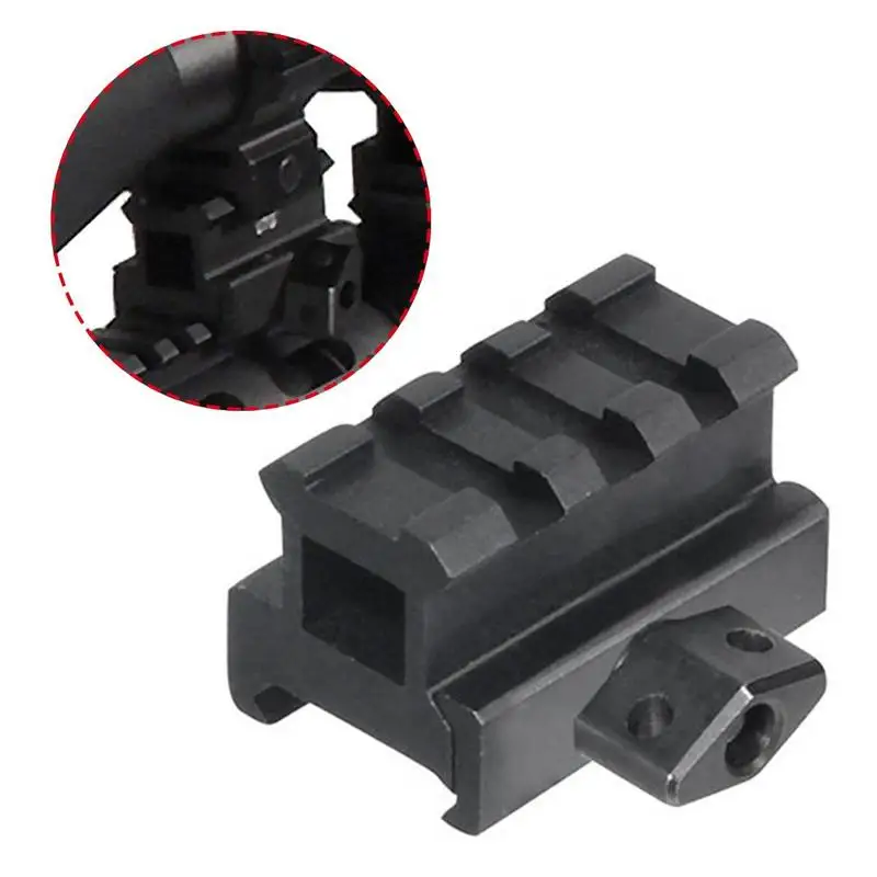 Компактный Riser Mount rifle picatinny weaver rail 0 83 &quotвысокий 3 слота | Спорт и развлечения