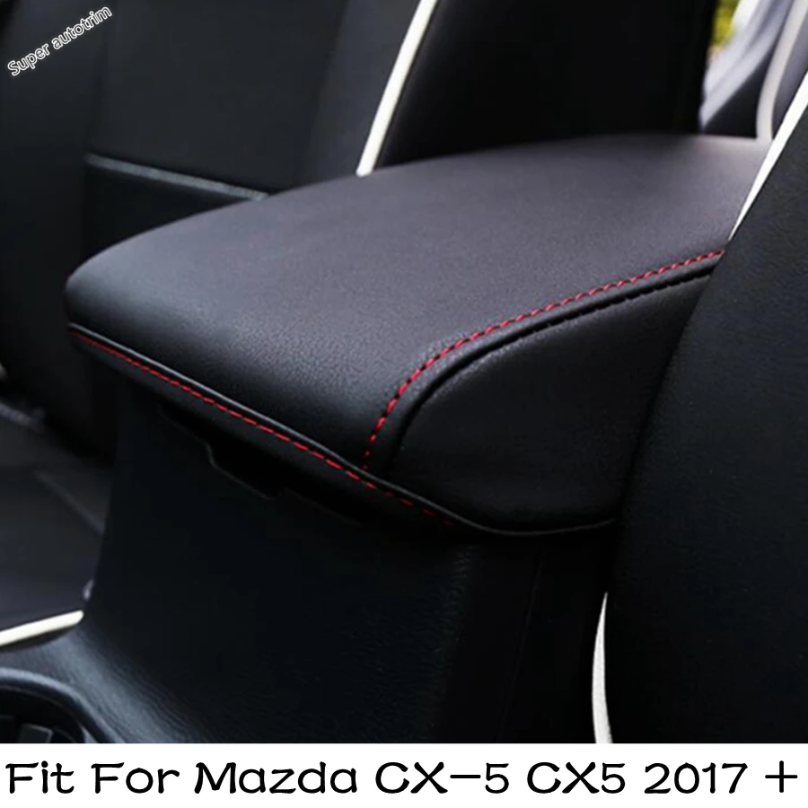 

Lapetus Accessories For Mazda CX-5 CX5 2017 2018 2019 2020 2021 2022 Armrest Box Holster Protection Cover Trim / Interior Kit