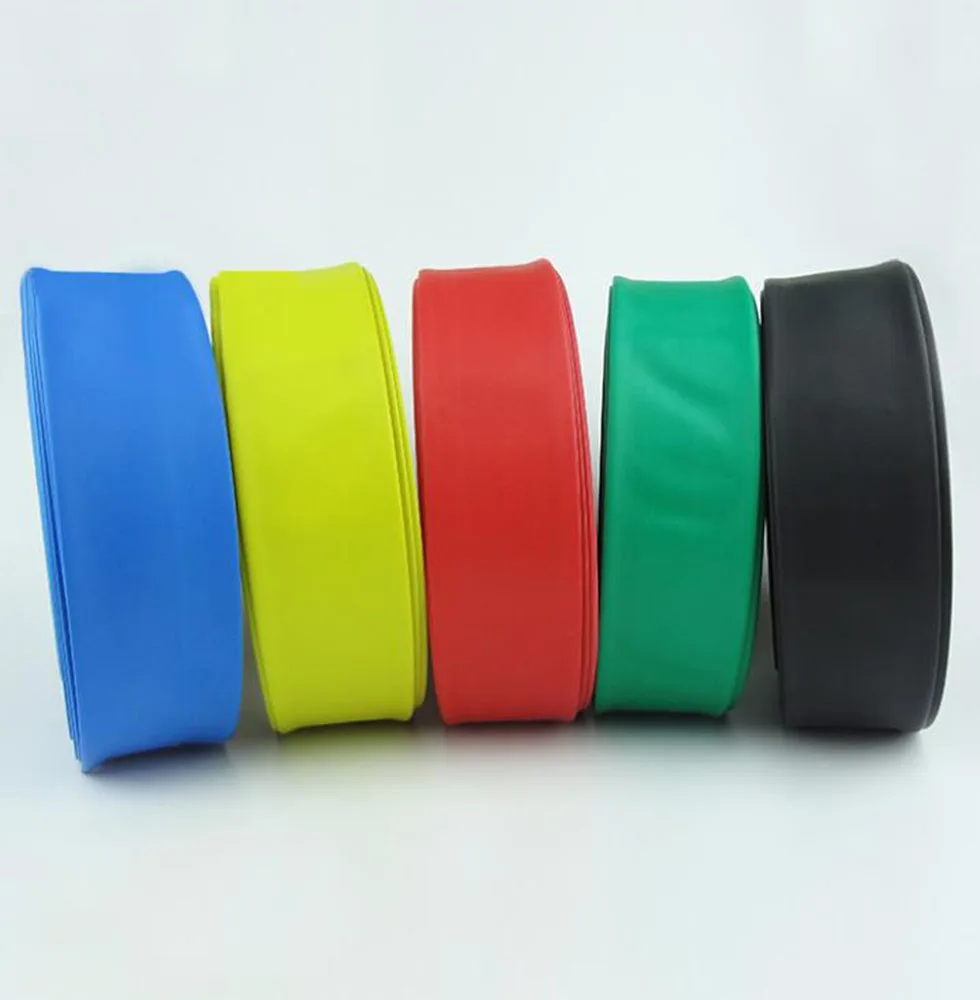 

10meters heat shrinkable tube insulating sleeve 16mm 22mm 35mm 40mm red green yellow blue black