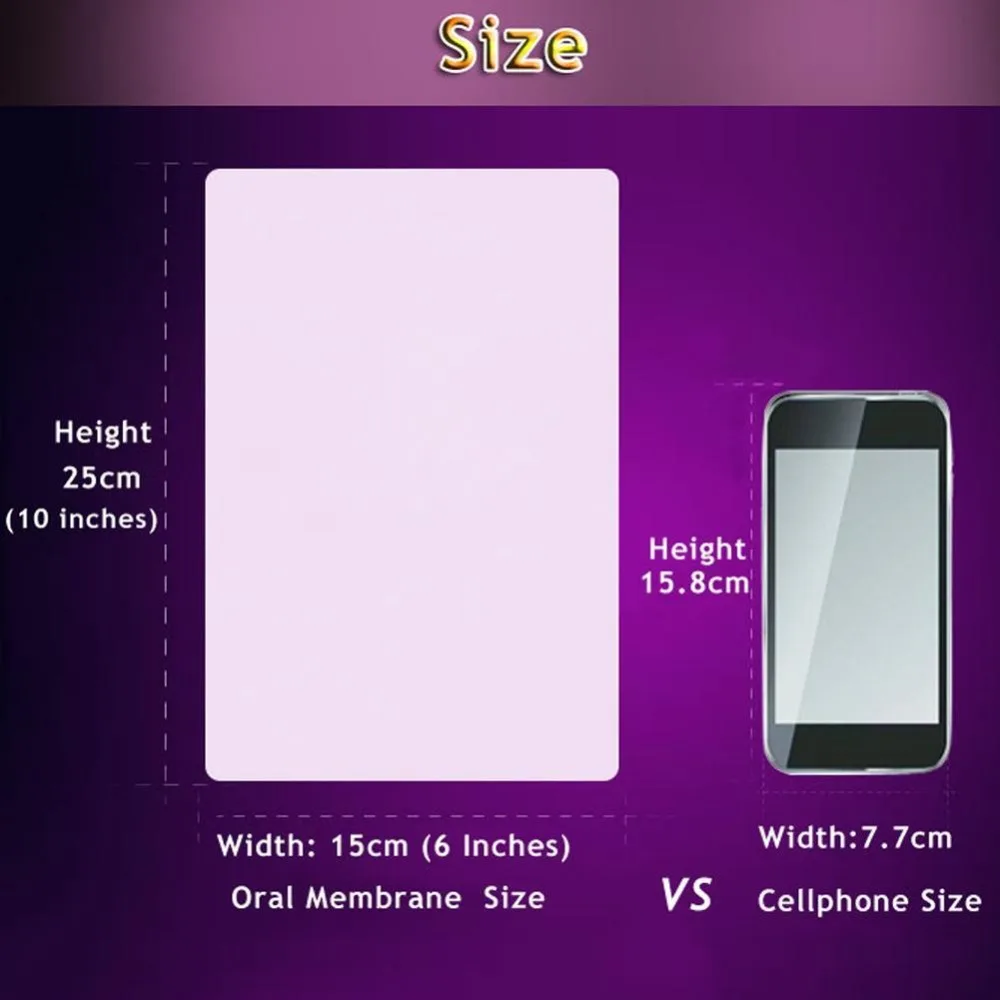 Супер тонкая мягкая мембрана для орального секса интимная пленка вагинального