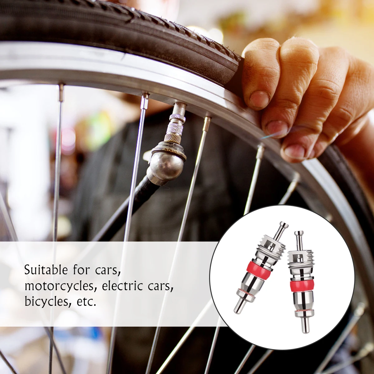 WINOMO 100 шт. Авто шток клапана шины автомобиля колпачки Грузовик Мотоцикл замена