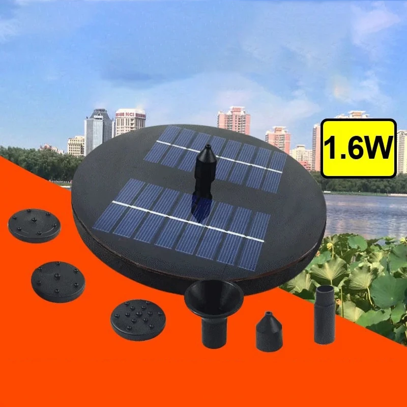 Водяной фонтан на солнечной энергии Бесщеточный насос плавающий для украшения